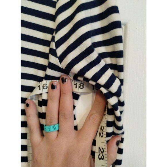 J.Crew Blue and cream stripe dress - Picture 6 of 6